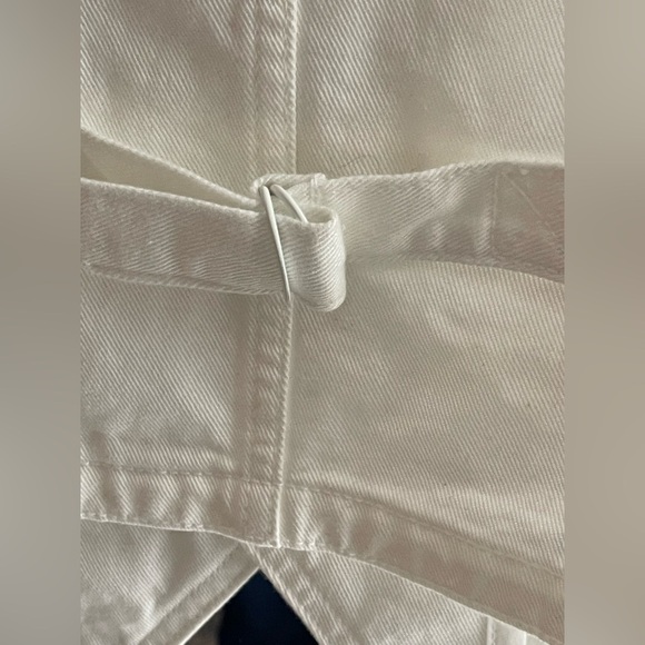 Favorite Daughter NWT The Poppy White Denim Vest 100% Cotton - Picture 8 of 11